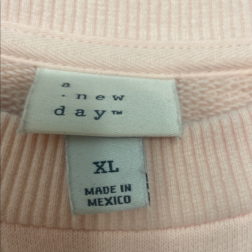 A New Day Light Pink Sweatshirt - Picture 3 of 5